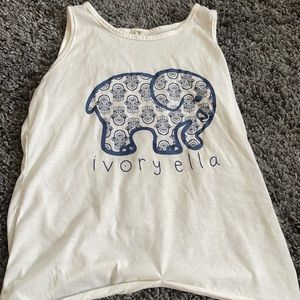White Ivory Ella tank